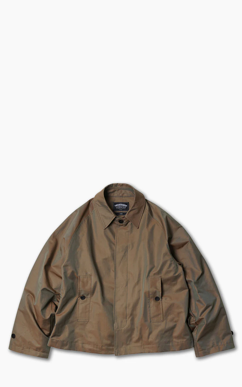 FrizmWORKS Solar Twill Balmacaan Half Jacket Cappuccino