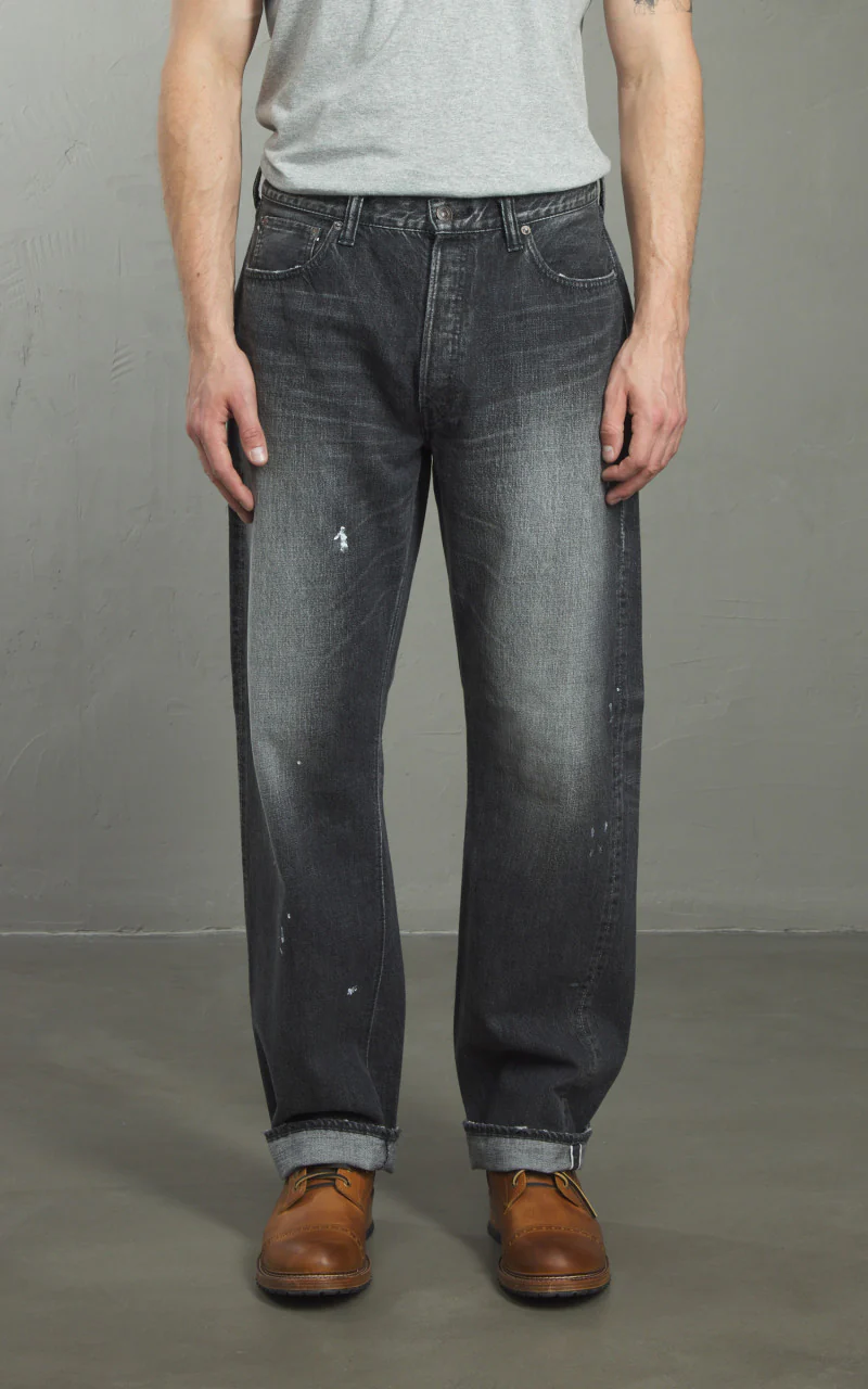 Fullcount 0105BKHW Wide Selvedge Denim Dartford Black - Image 2