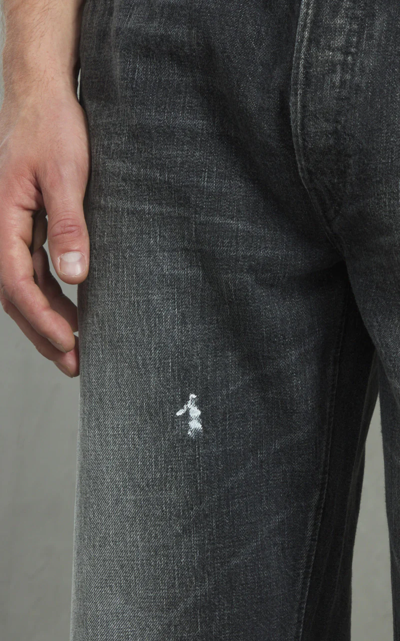 Fullcount 0105BKHW Wide Selvedge Denim Dartford Black - Image 5