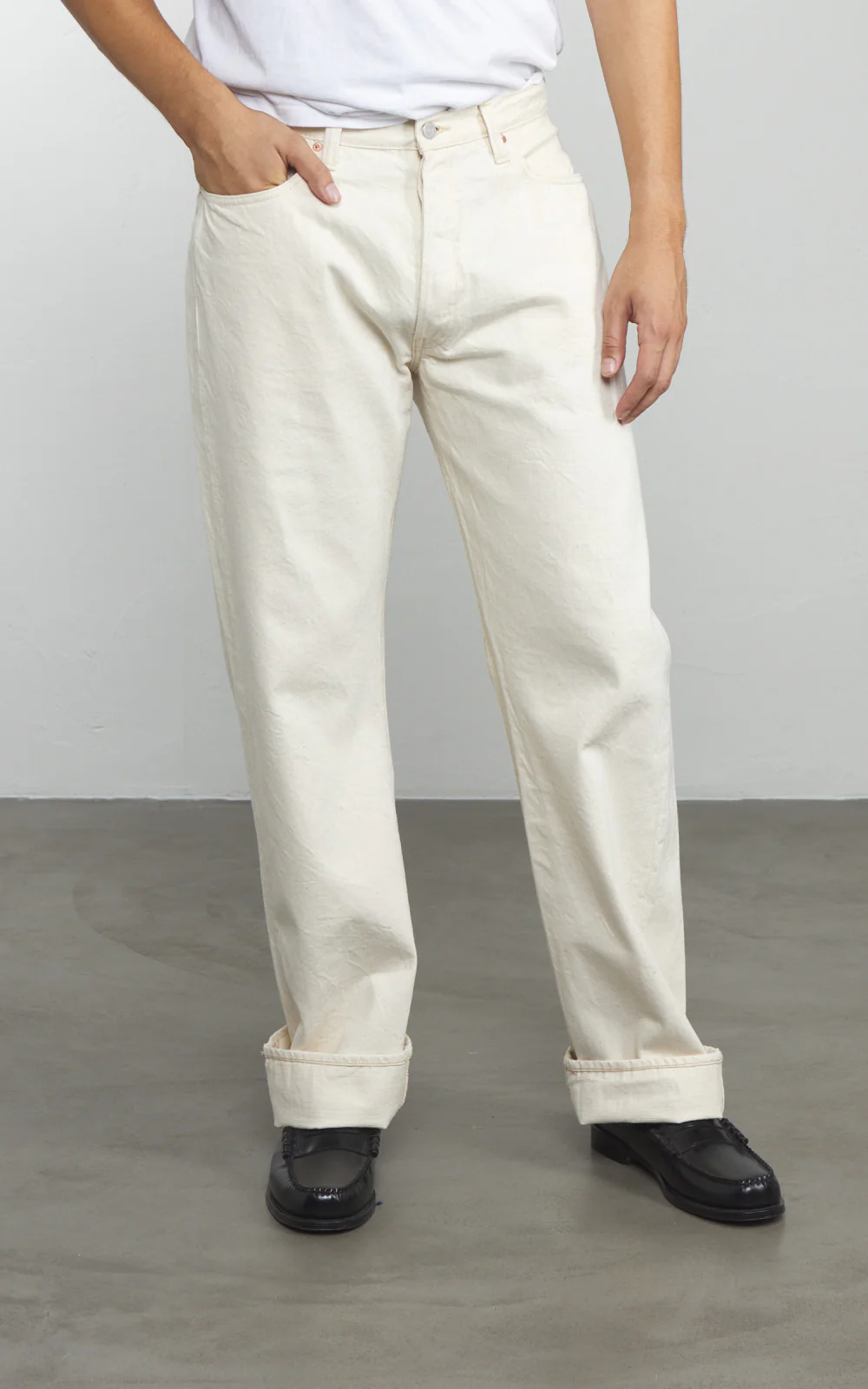 Fullcount 0105EC Wide Ecru Selvedge Denim Ecru 13.7oz - Image 2