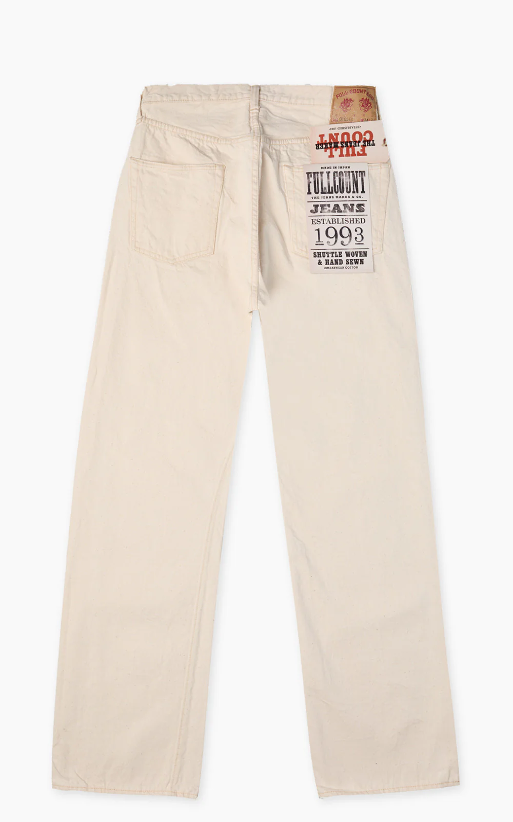 Fullcount 0105EC Wide Ecru Selvedge Denim Ecru 13.7oz - Image 3