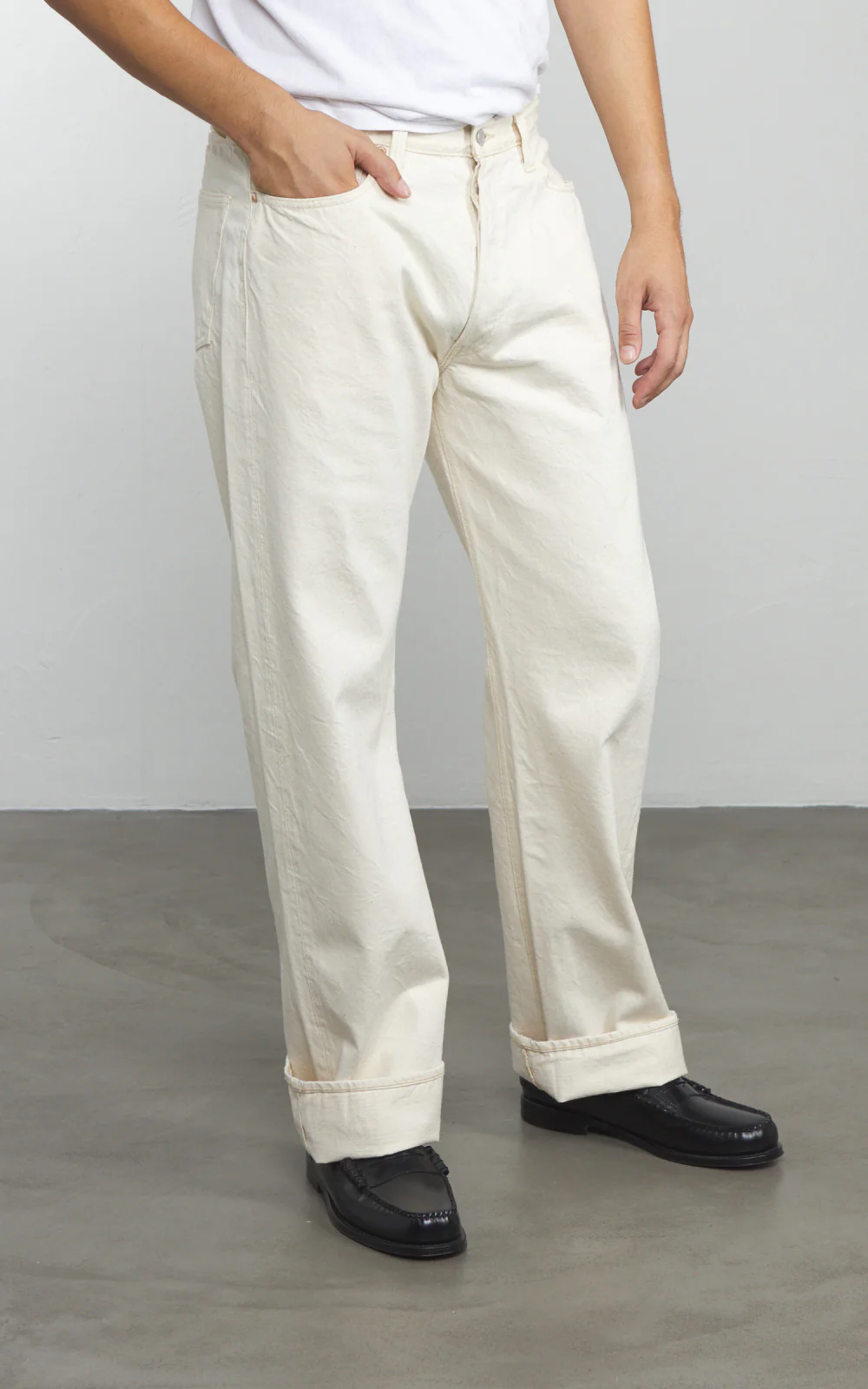 Fullcount 0105EC Wide Ecru Selvedge Denim Ecru 13.7oz - Image 4
