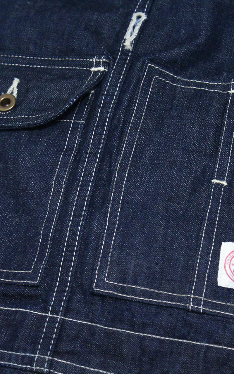Fullcount 1005 Denim Bib Overalls - Image 8
