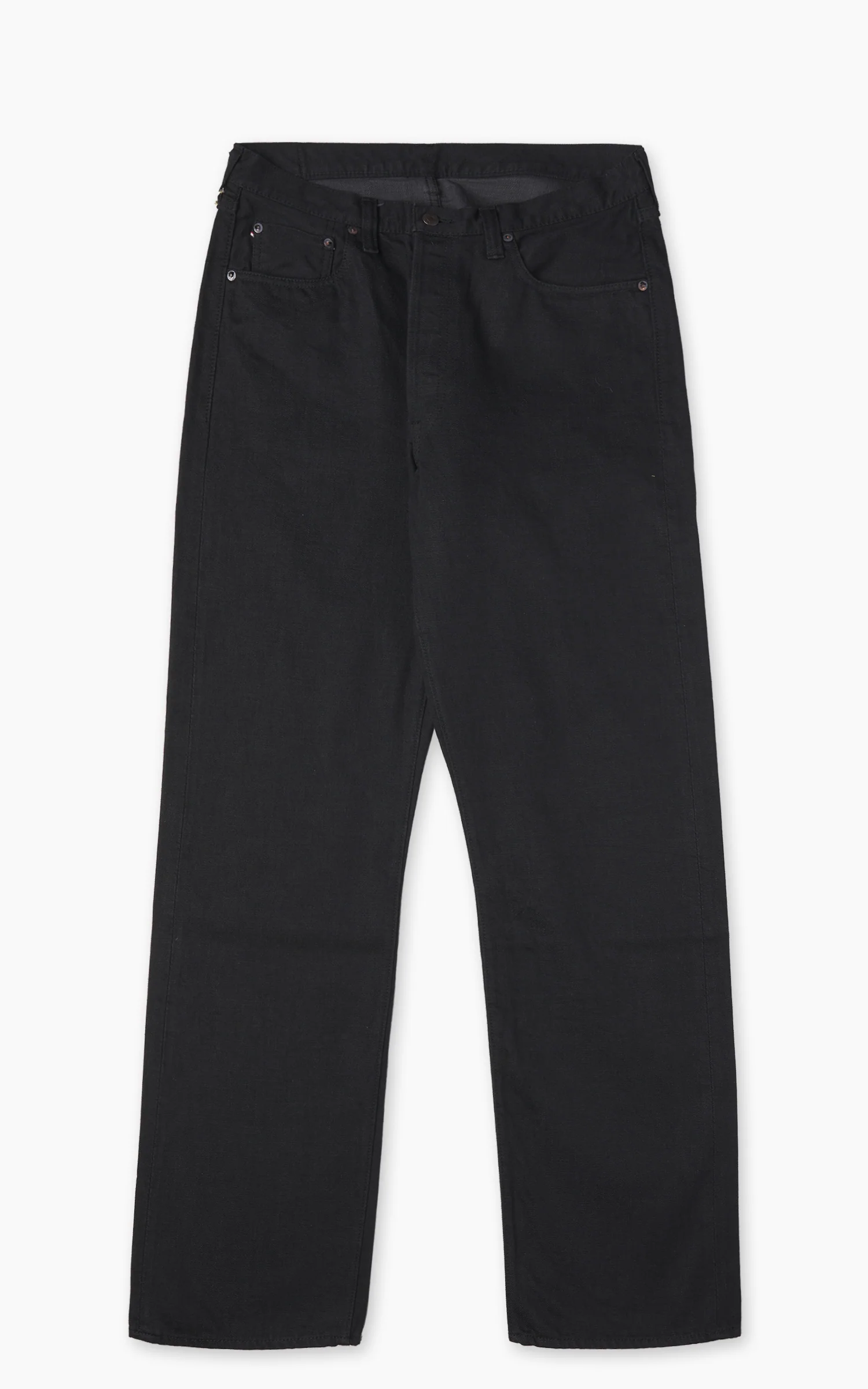 Fullcount 1101BG Straight Black/Gray Selvedge Denim Black/Gray
