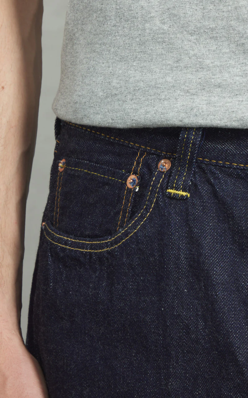 Fullcount 1101SSW Straight Selvedge Denim Super Smooth Indigo - Image 5