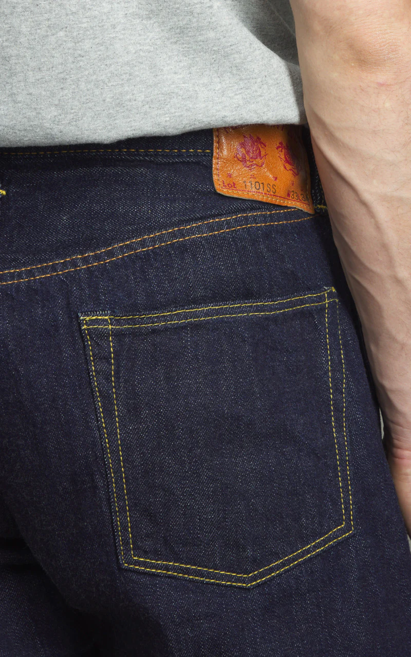 Fullcount 1101SSW Straight Selvedge Denim Super Smooth Indigo - Image 7