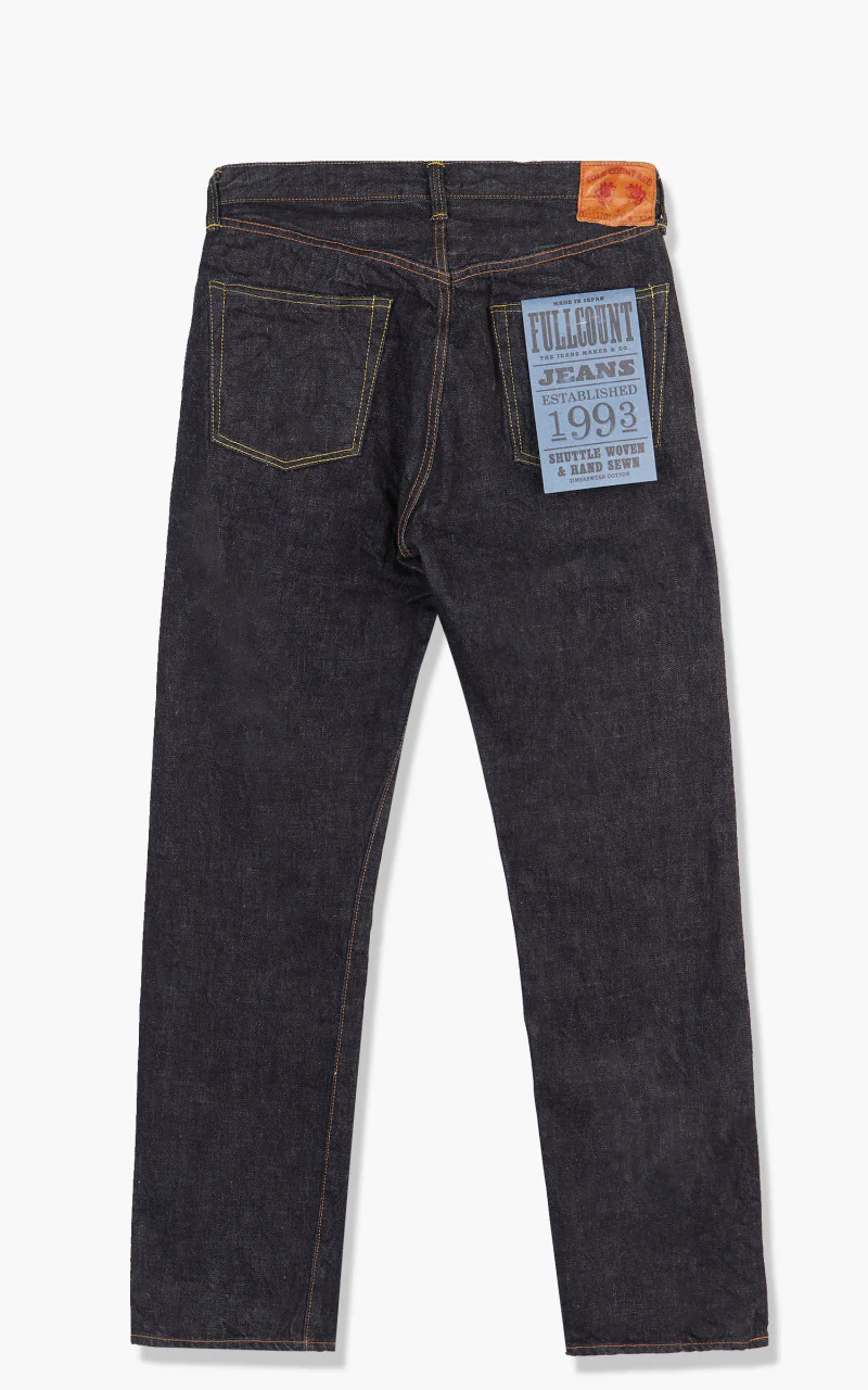 Fullcount 1101XXW Straight Selvedge Denim Heavy Ounce One Wash Indigo - Image 2