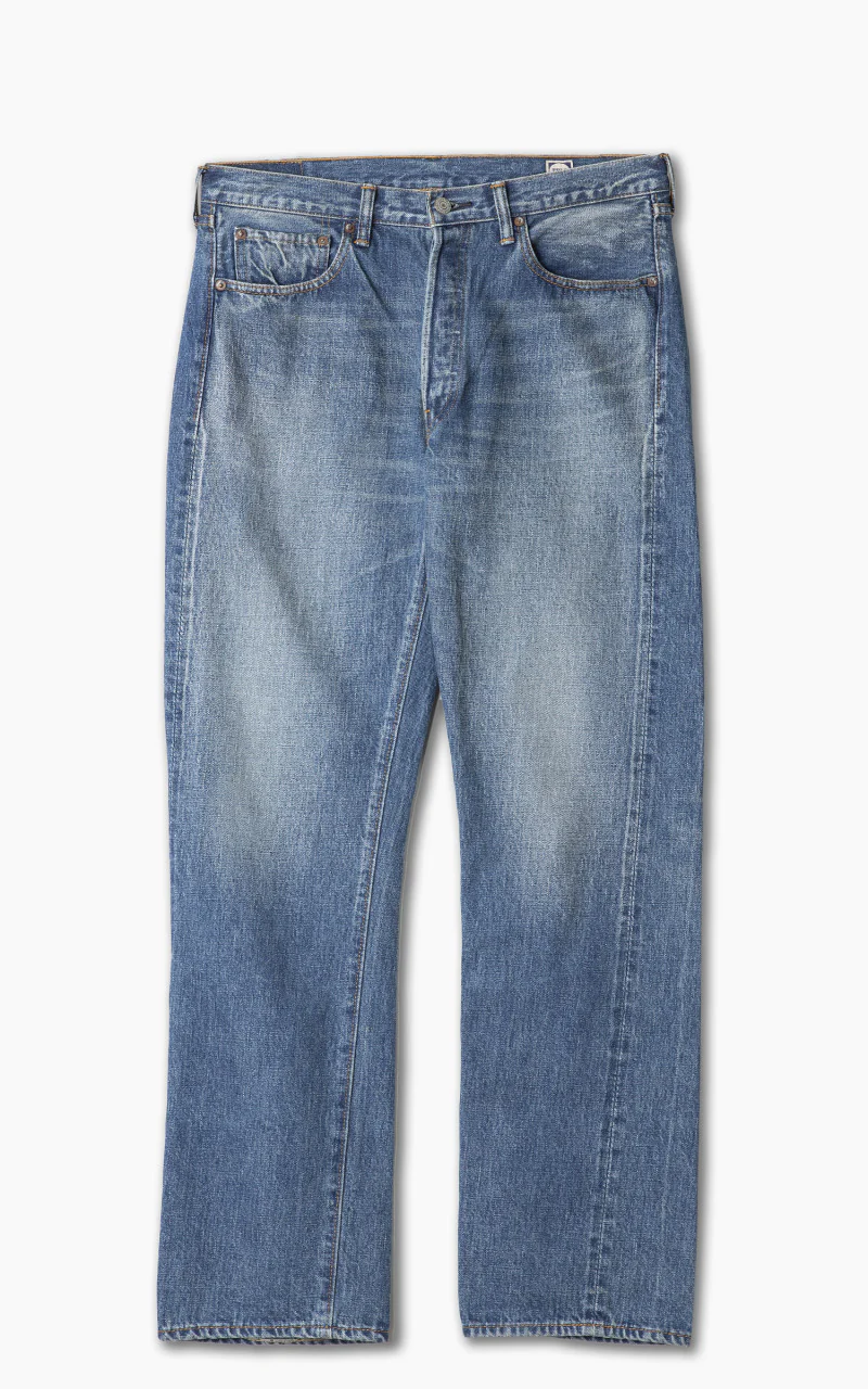 1102-Fade Straight Selvedge Denim Washed Indigo