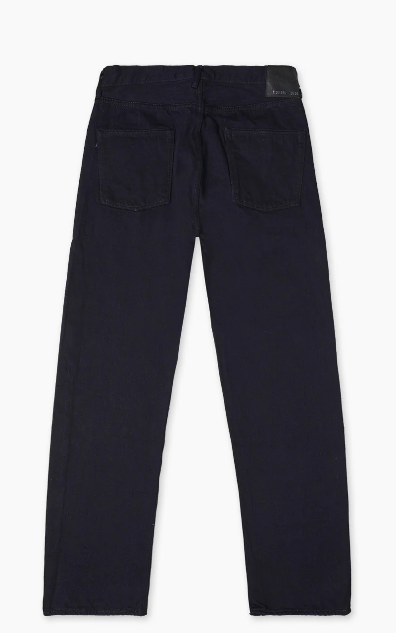 Fullcount 1103SRB Clean Straight Denim Super Rough Indigo x Black 15.5oz - Image 5