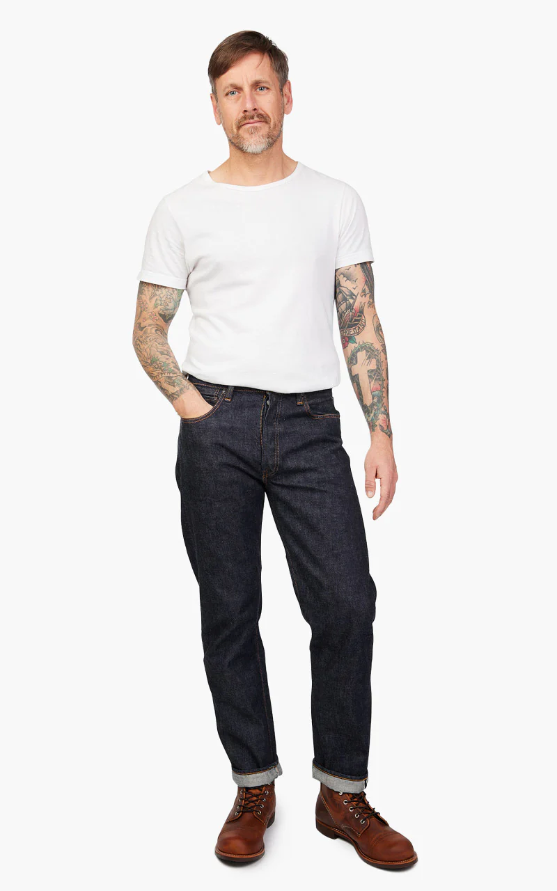 Fullcount 1103W Clean Straight Denim One Wash Indigo 13.7oz - Image 2