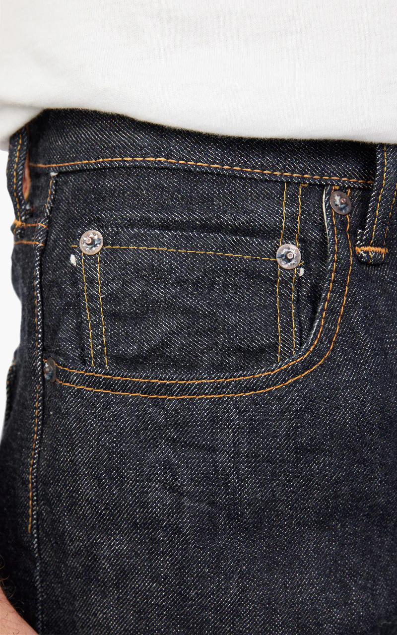 Fullcount 1103W Clean Straight Denim One Wash Indigo 13.7oz - Image 5