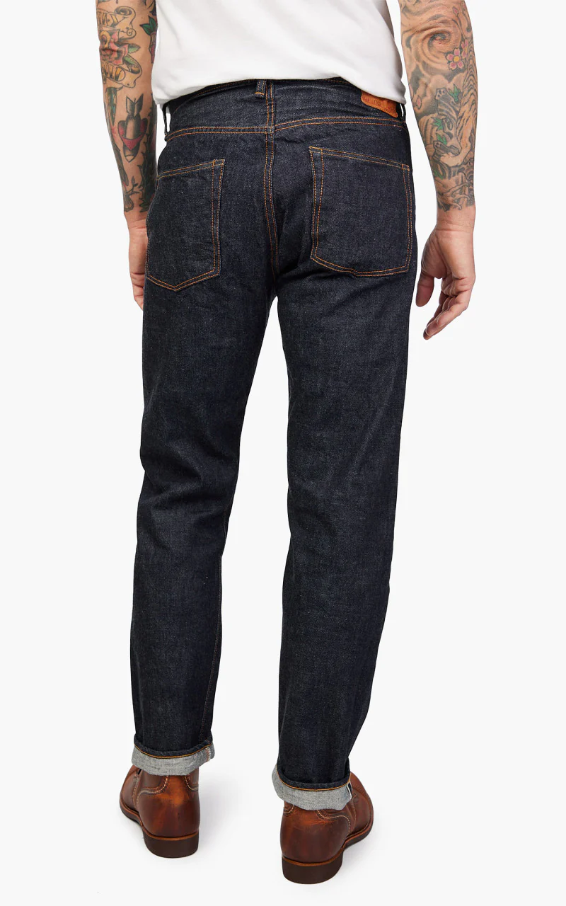 Fullcount 1103W Clean Straight Denim One Wash Indigo 13.7oz - Image 6