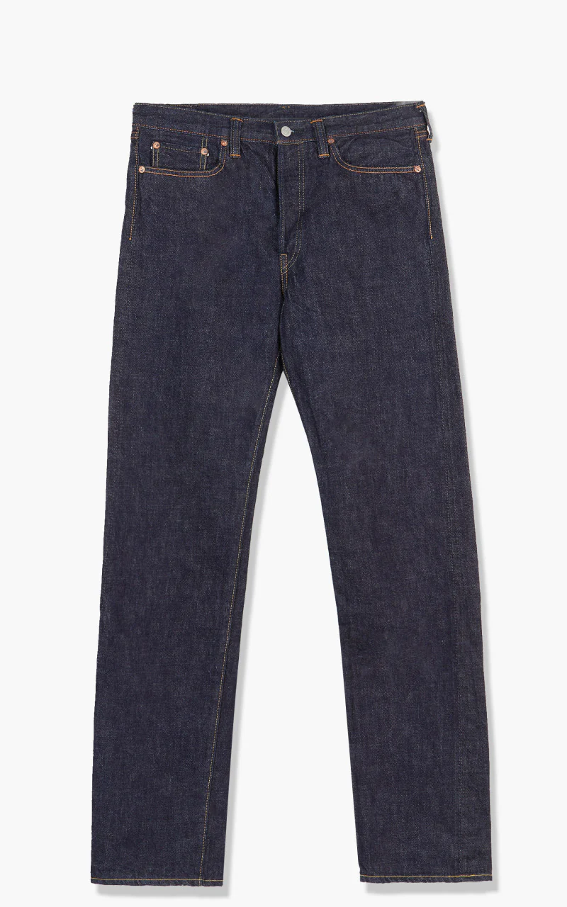 Fullcount 1108W Slim Straight Selvedge Denim One Wash Indigo