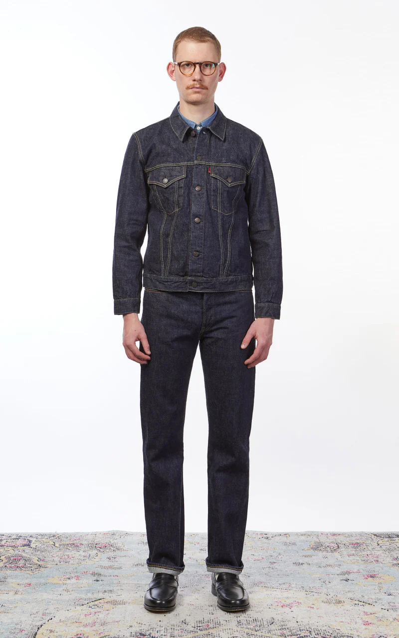 Fullcount 1108W Slim Straight Selvedge Denim One Wash Indigo - Image 14