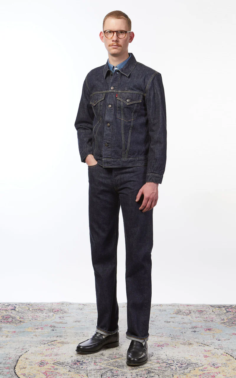 Fullcount 1108W Slim Straight Selvedge Denim One Wash Indigo - Image 2