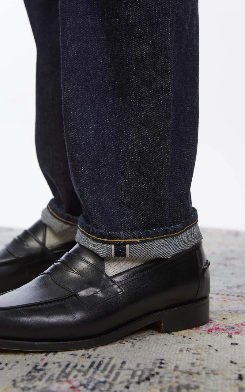 Fullcount 1108W Slim Straight Selvedge Denim One Wash Indigo - Image 5