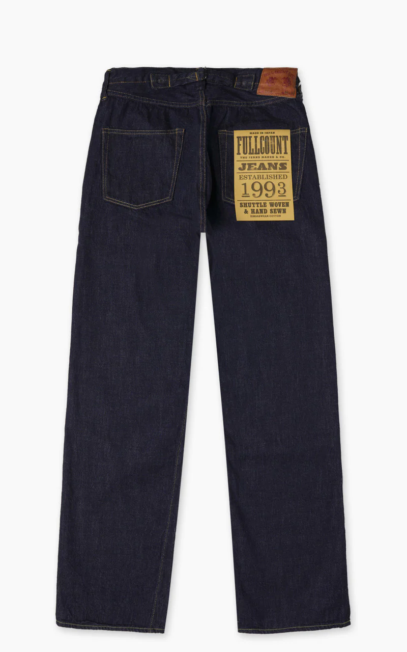 Fullcount 1126 Model 1937 Selvedge Denim One Wash Indigo - Image 3