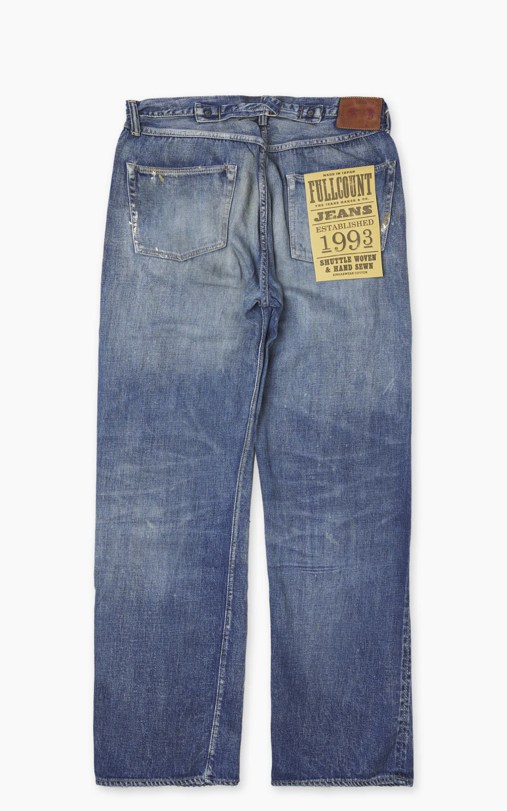 Fullcount 1126HW 1937 Model Selvedge Denim Dartford Splatter Indigo - Image 3