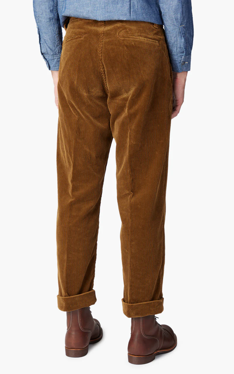 1128-5 Farmers Trouser Super Fine Corduroy Brown - Image 6