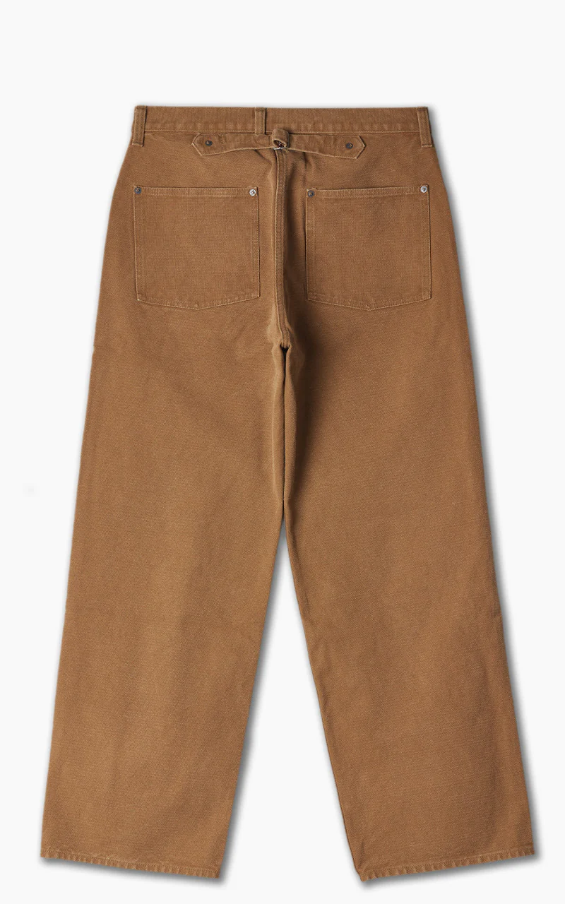 Fullcount 1129-2 Heavy Canvas Cinch Back Work Pants Copper Brown - Image 3