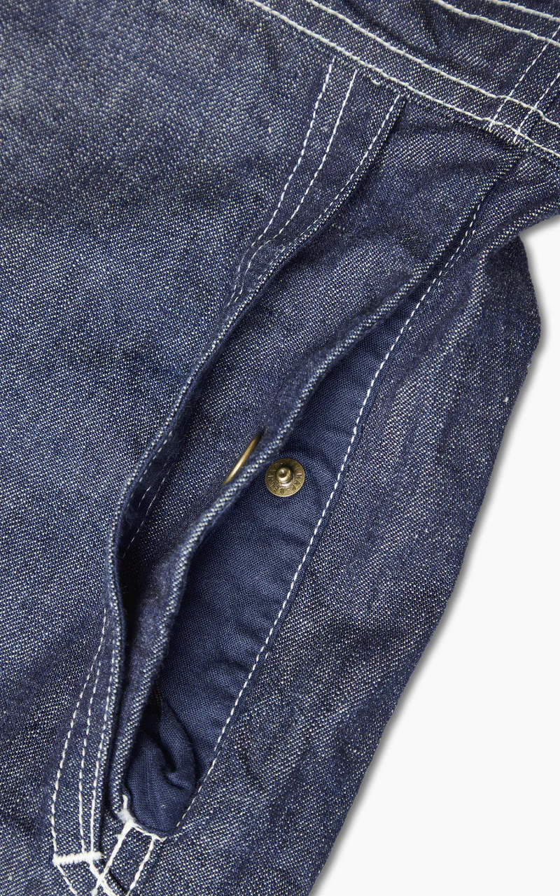 1132-1 PW Denim Engineer Coverall Indigo Blue - Image 13