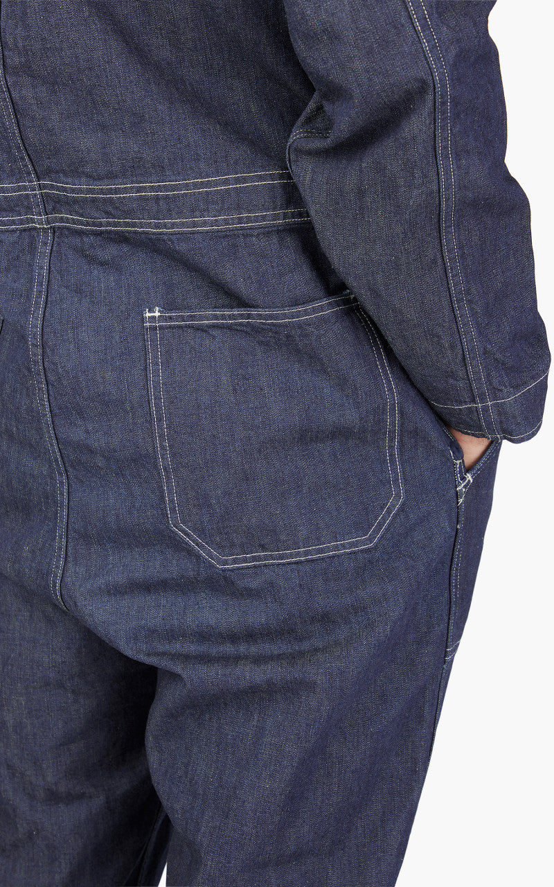 1132-1 PW Denim Engineer Coverall Indigo Blue - Image 15