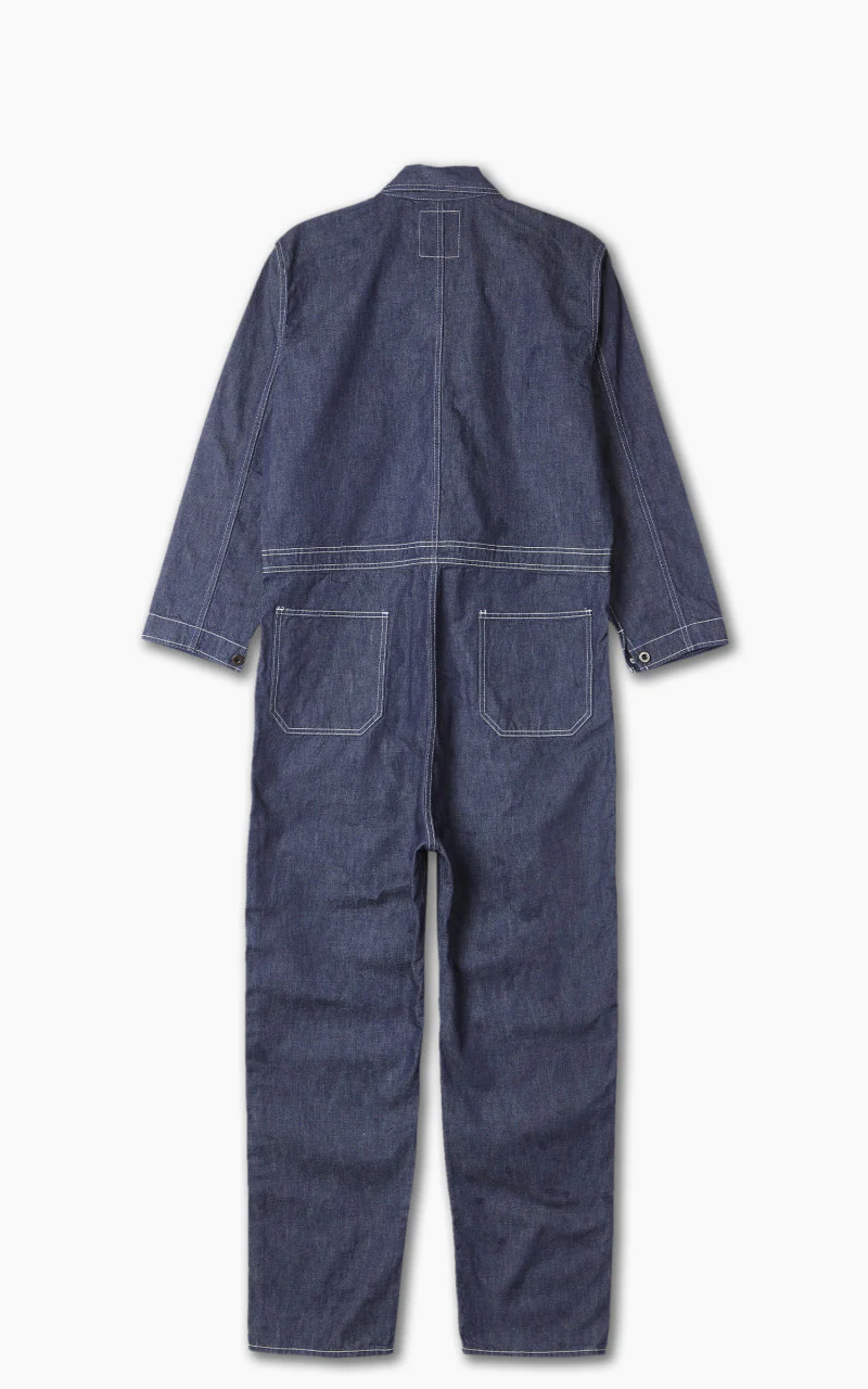 1132-1 PW Denim Engineer Coverall Indigo Blue - Image 3