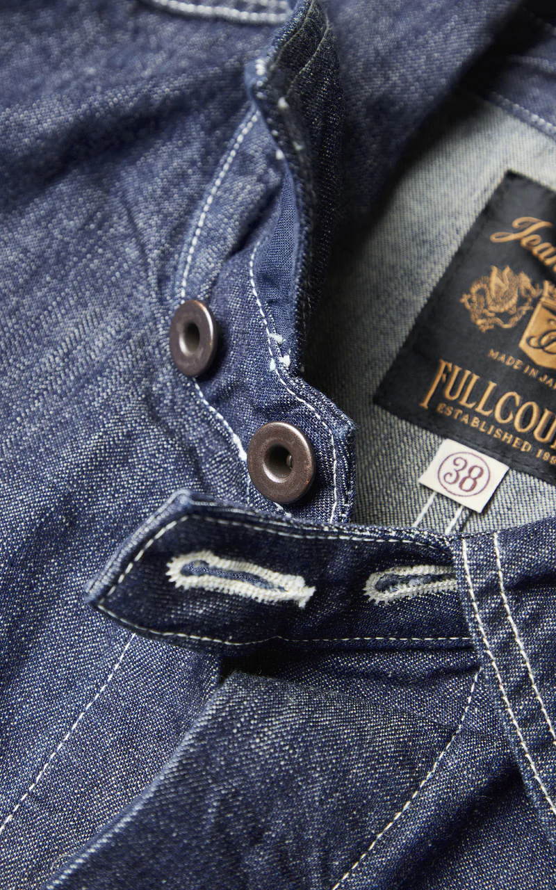 1132-1 PW Denim Engineer Coverall Indigo Blue - Image 7