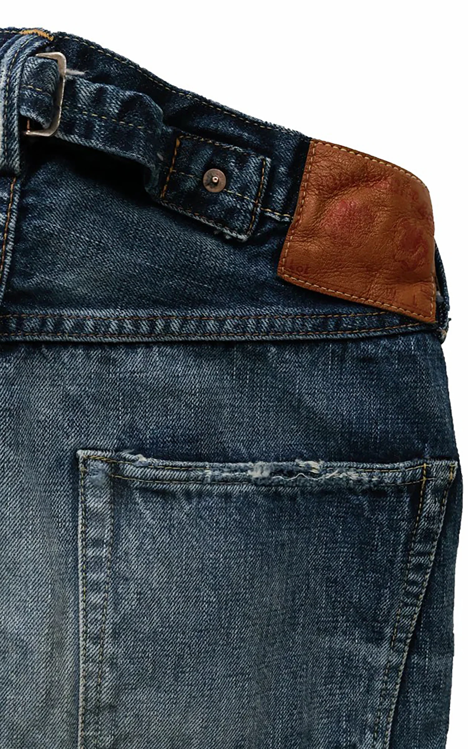 Fullcount 1136HW 1937 Model Selvedge Denim Mykonos Indigo Blue - Image 6