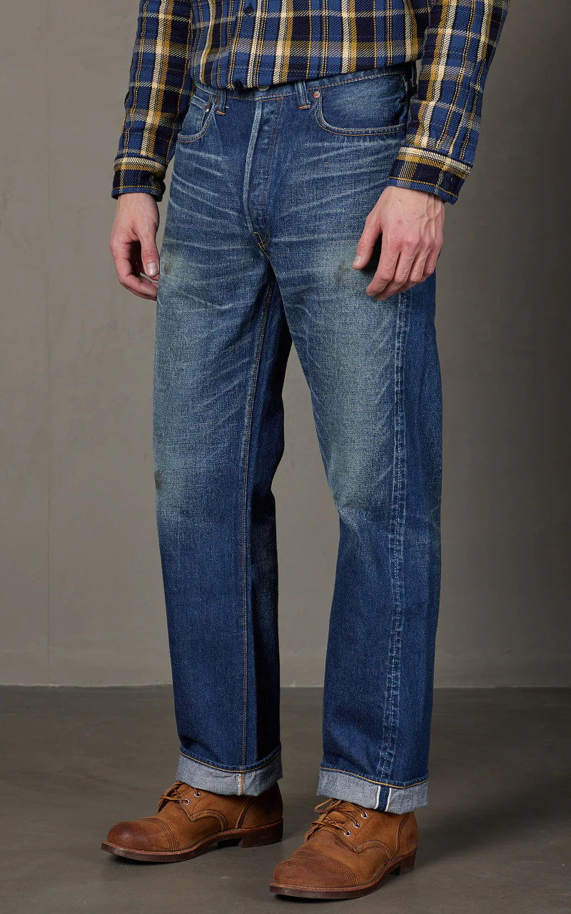 Fullcount 1344-0105 Selvedge More Than Real Wash Indigo - Image 4
