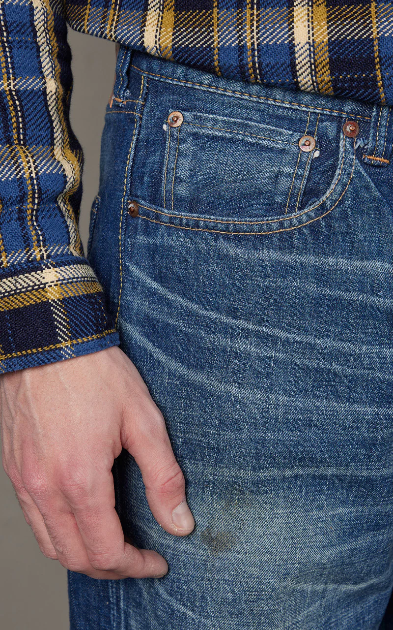 Fullcount 1344-0105 Selvedge More Than Real Wash Indigo - Image 8