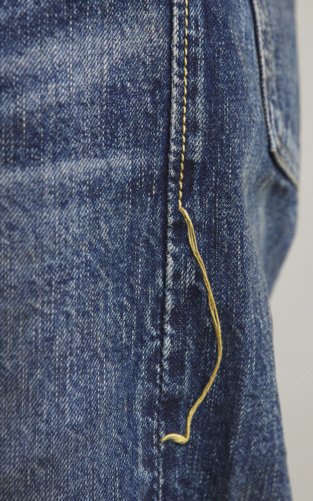 Fullcount 1353-S0105 Wide Denim "More Than Just Fear" Indigo Blue 13.7oz - Image 5