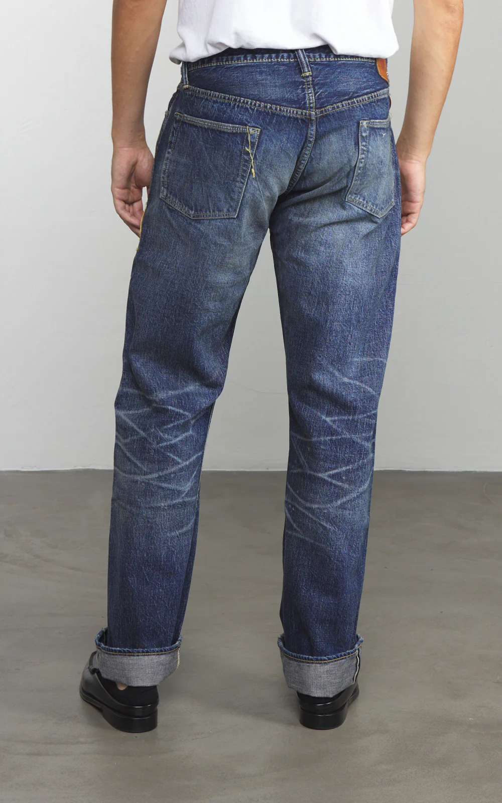 Fullcount 1353-S0105 Wide Denim "More Than Just Fear" Indigo Blue 13.7oz - Image 7