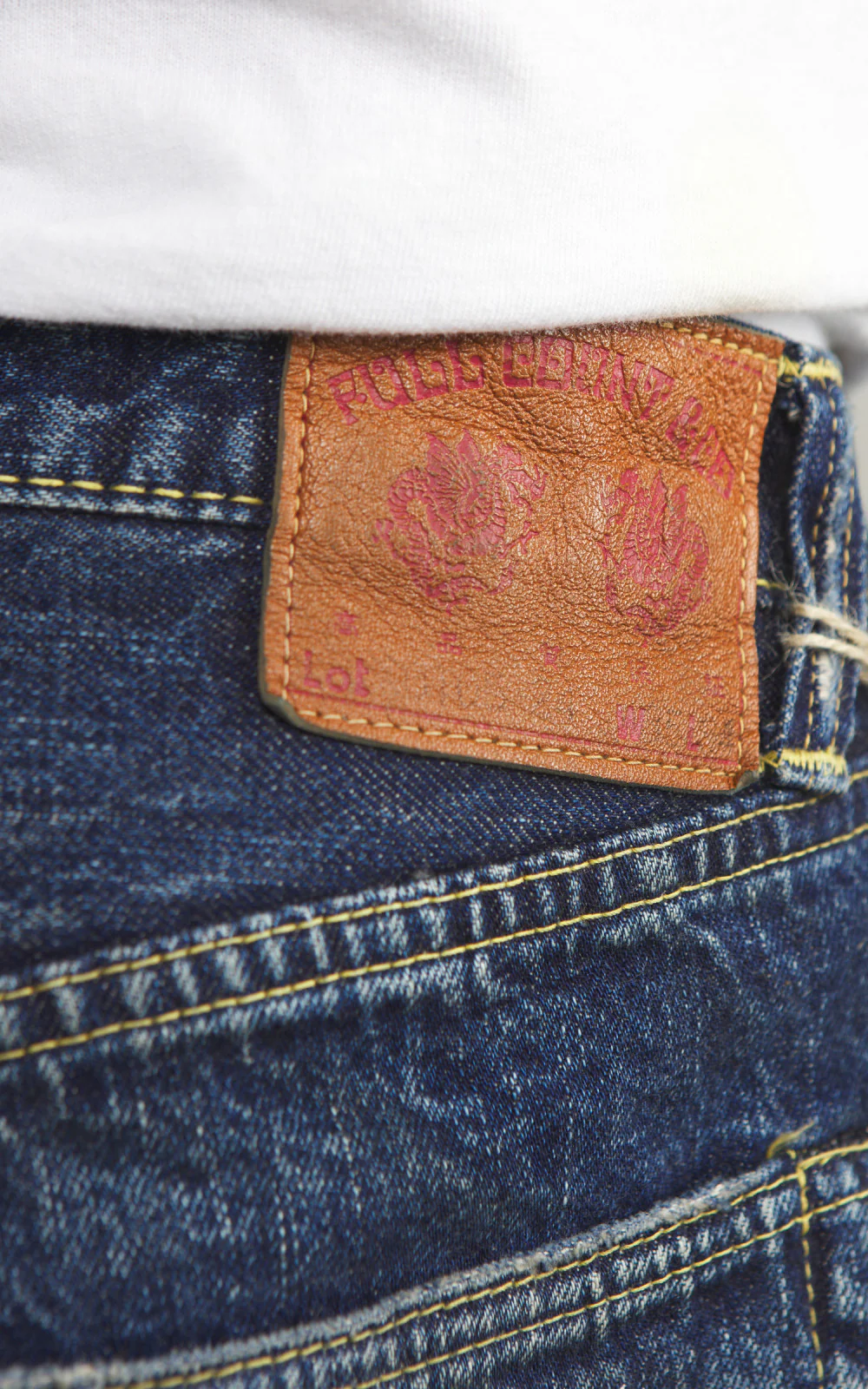Fullcount 1353-S0105 Wide Denim "More Than Just Fear" Indigo Blue 13.7oz - Image 9