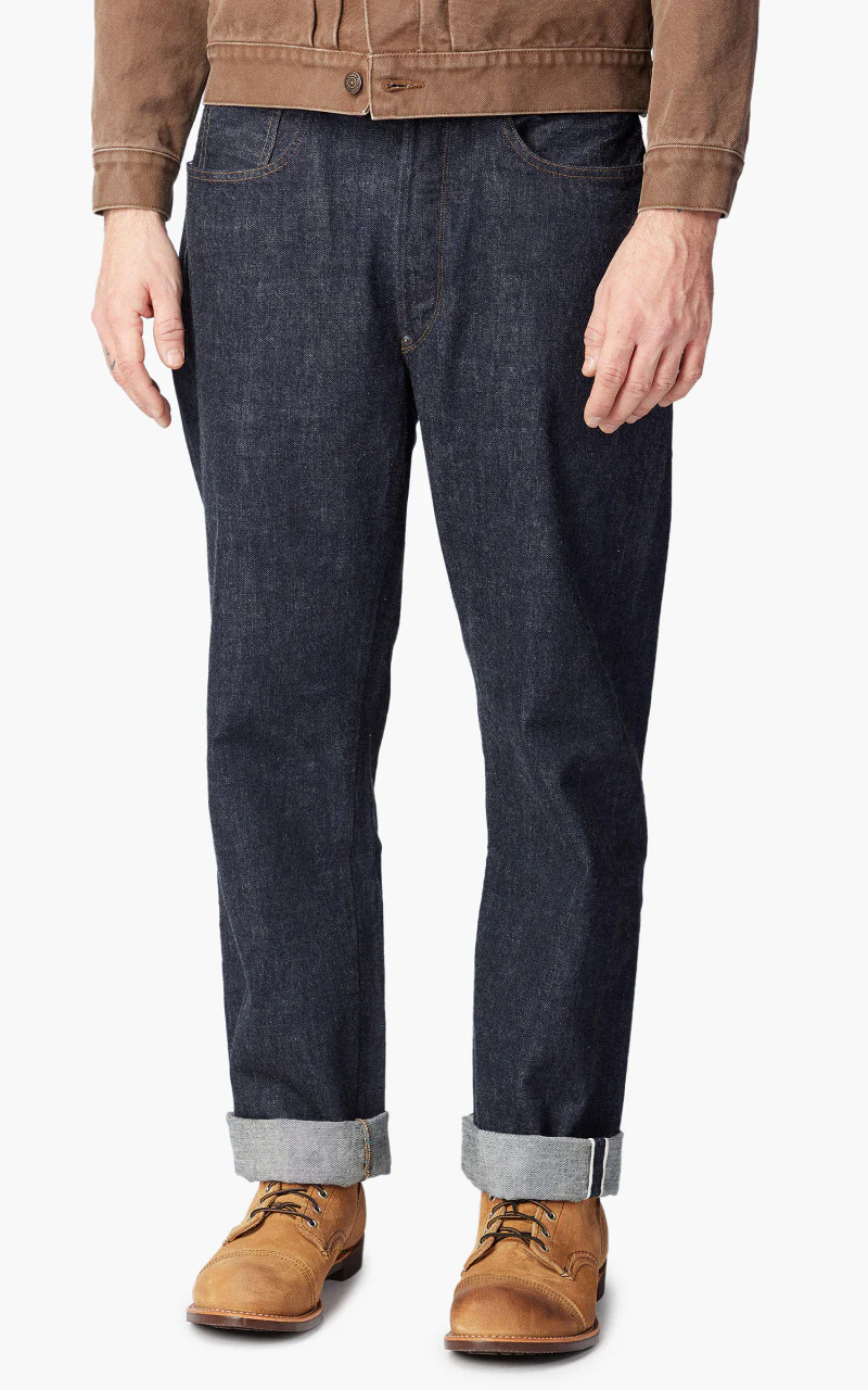 Fullcount 1373W Son Of The Soil Selvedge Denim One Wash Indigo - Image 4