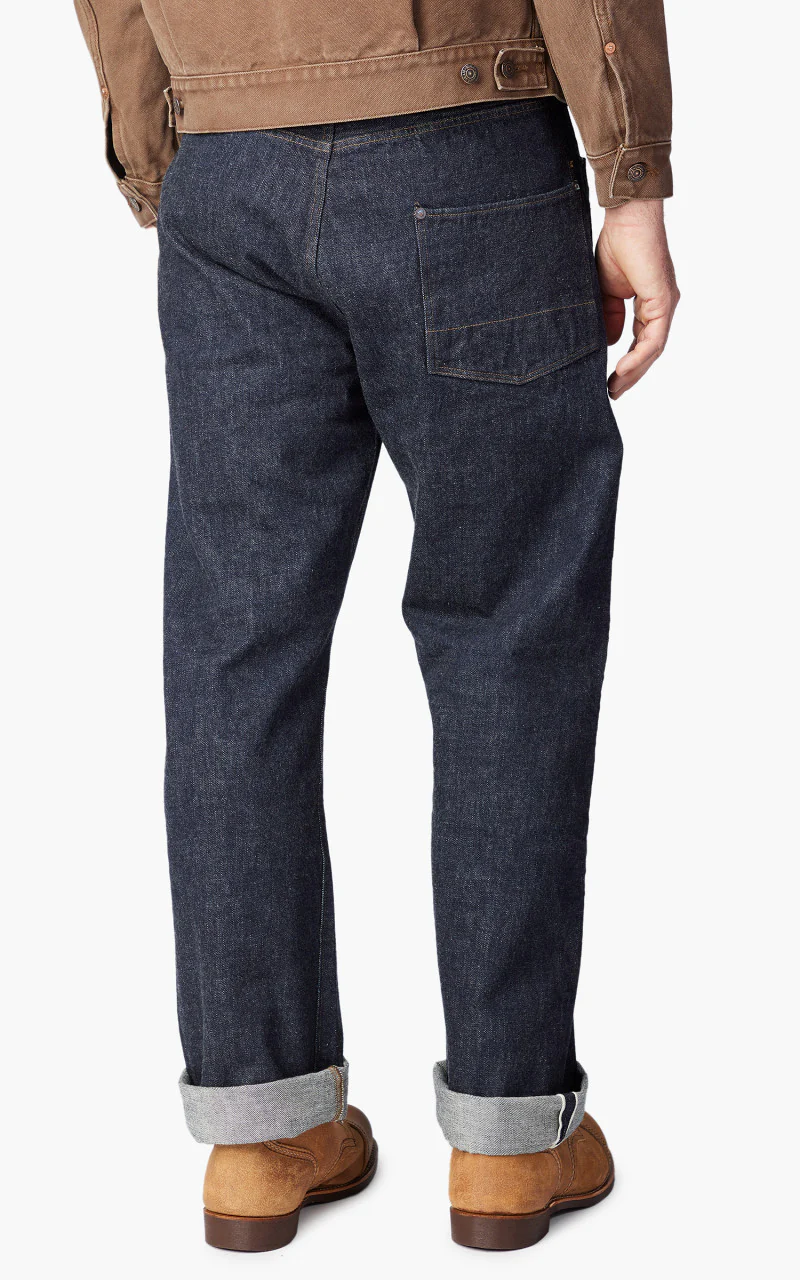 Fullcount 1373W Son Of The Soil Selvedge Denim One Wash Indigo - Image 8