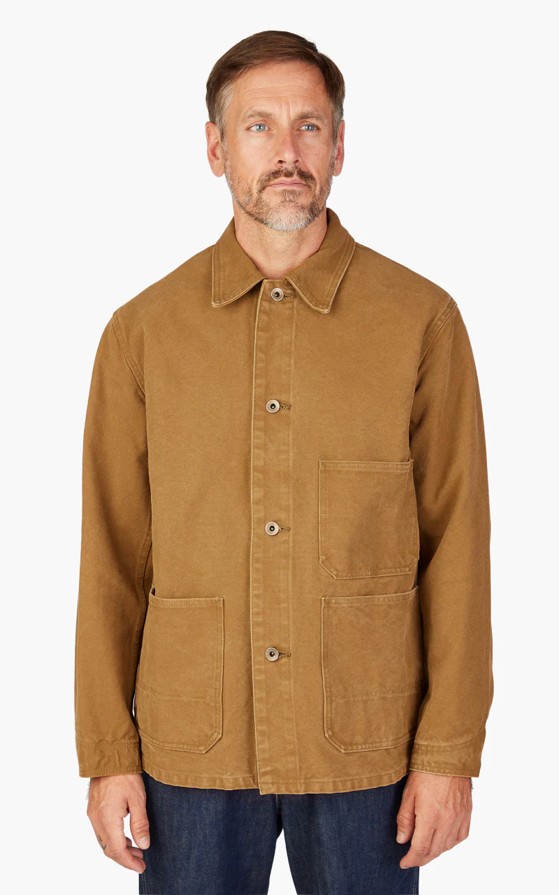2015-6 Heavy Canvas Chore Jacket Copper Brown - Image 4