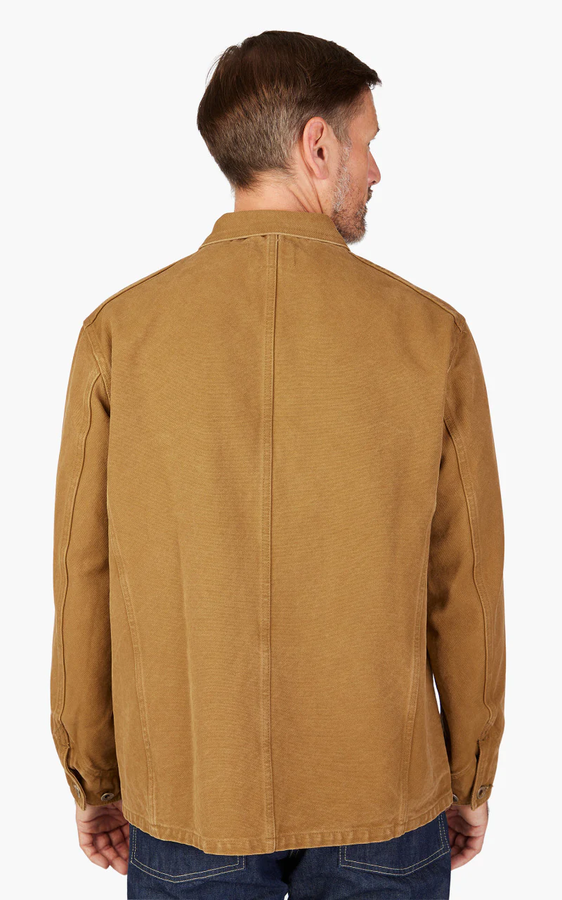 2015-6 Heavy Canvas Chore Jacket Copper Brown - Image 6
