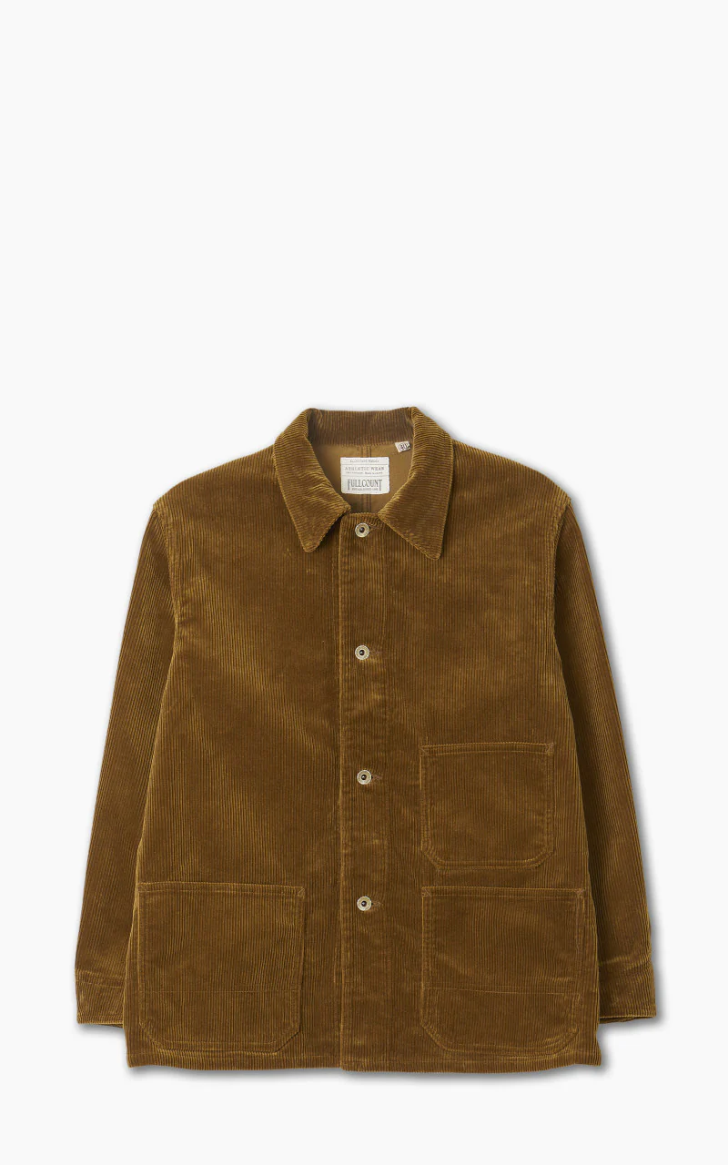 2033-2 Chore Jacket Super Fine Corduroy Brown
