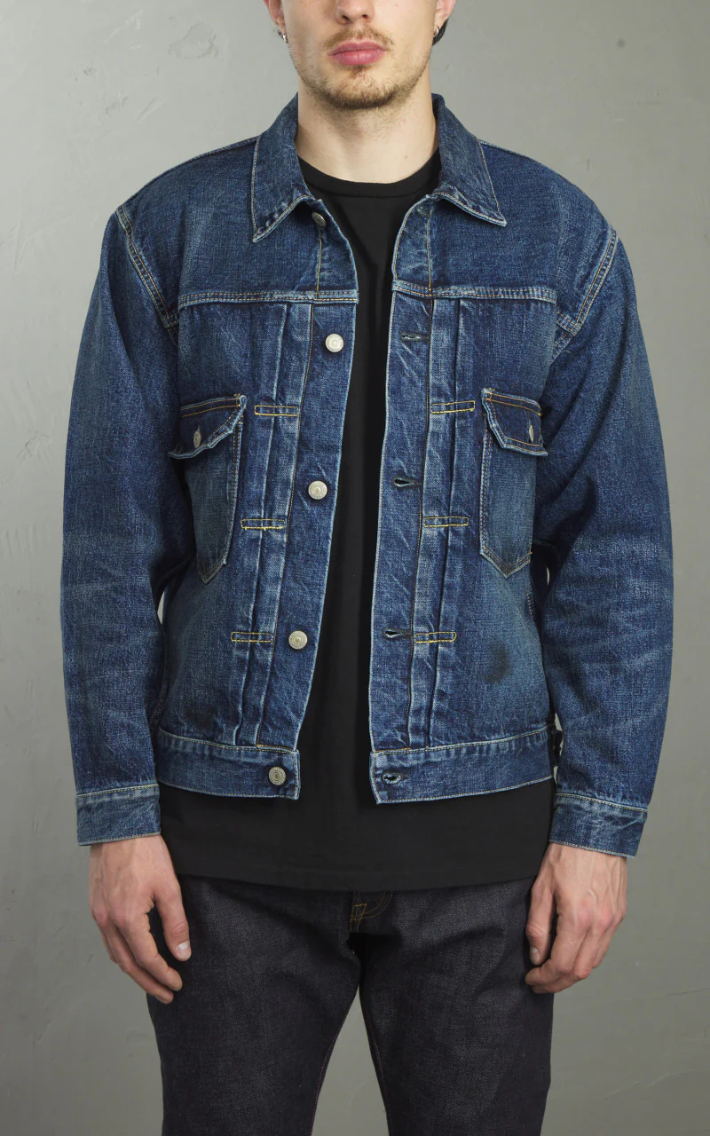 Fullcount 2050-2102 Type 2 Selvedge Denim Jacket Fear Of The Dark - Image 2