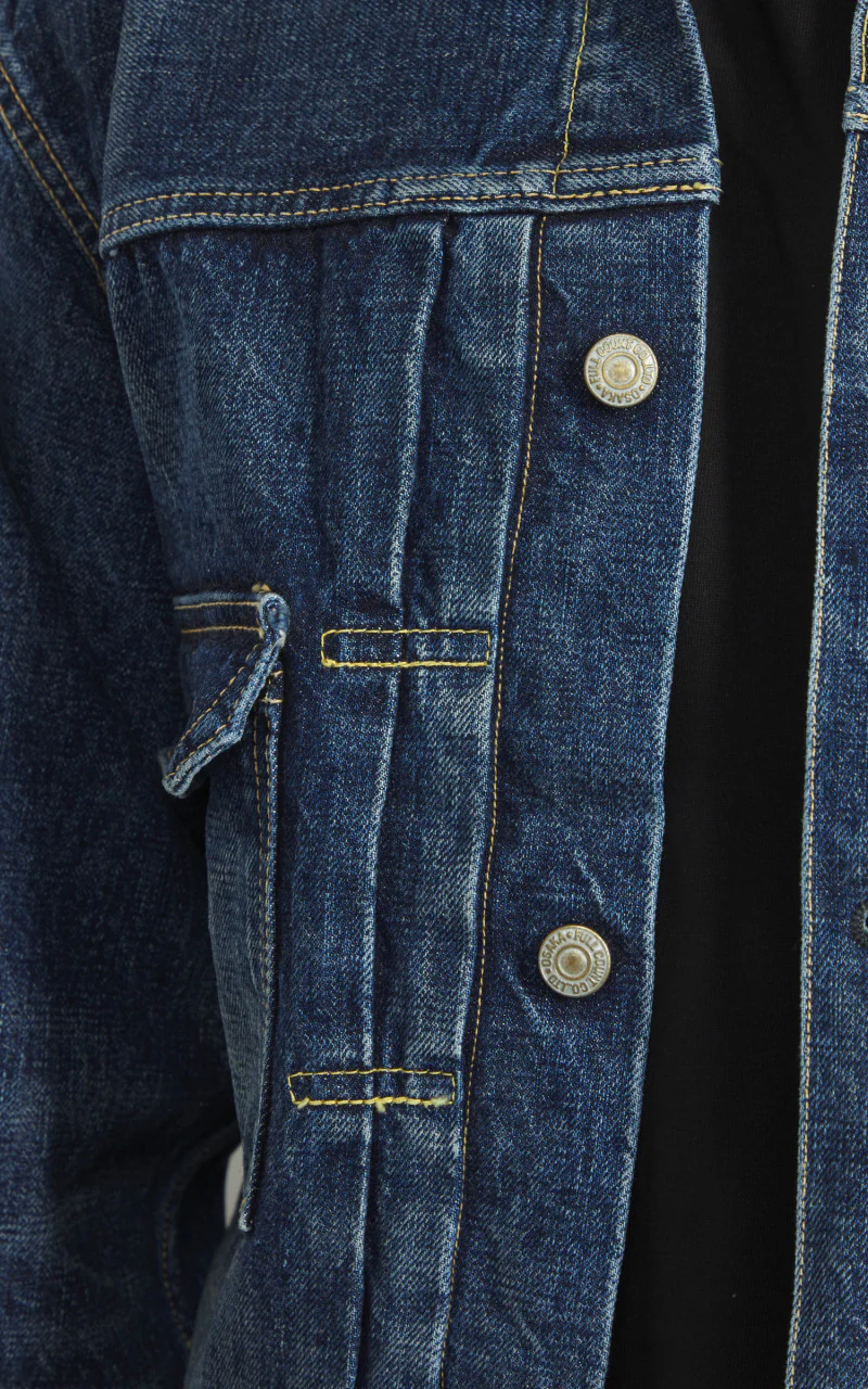 Fullcount 2050-2102 Type 2 Selvedge Denim Jacket Fear Of The Dark - Image 6