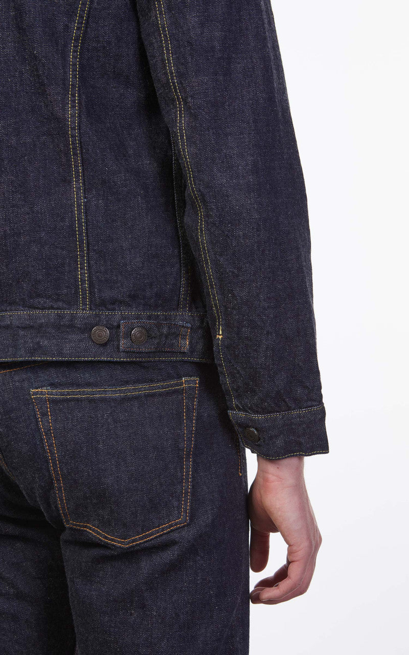 Fullcount 2101W Type 3 Selvedge Denim Jacket One Wash Indigo - Image 11