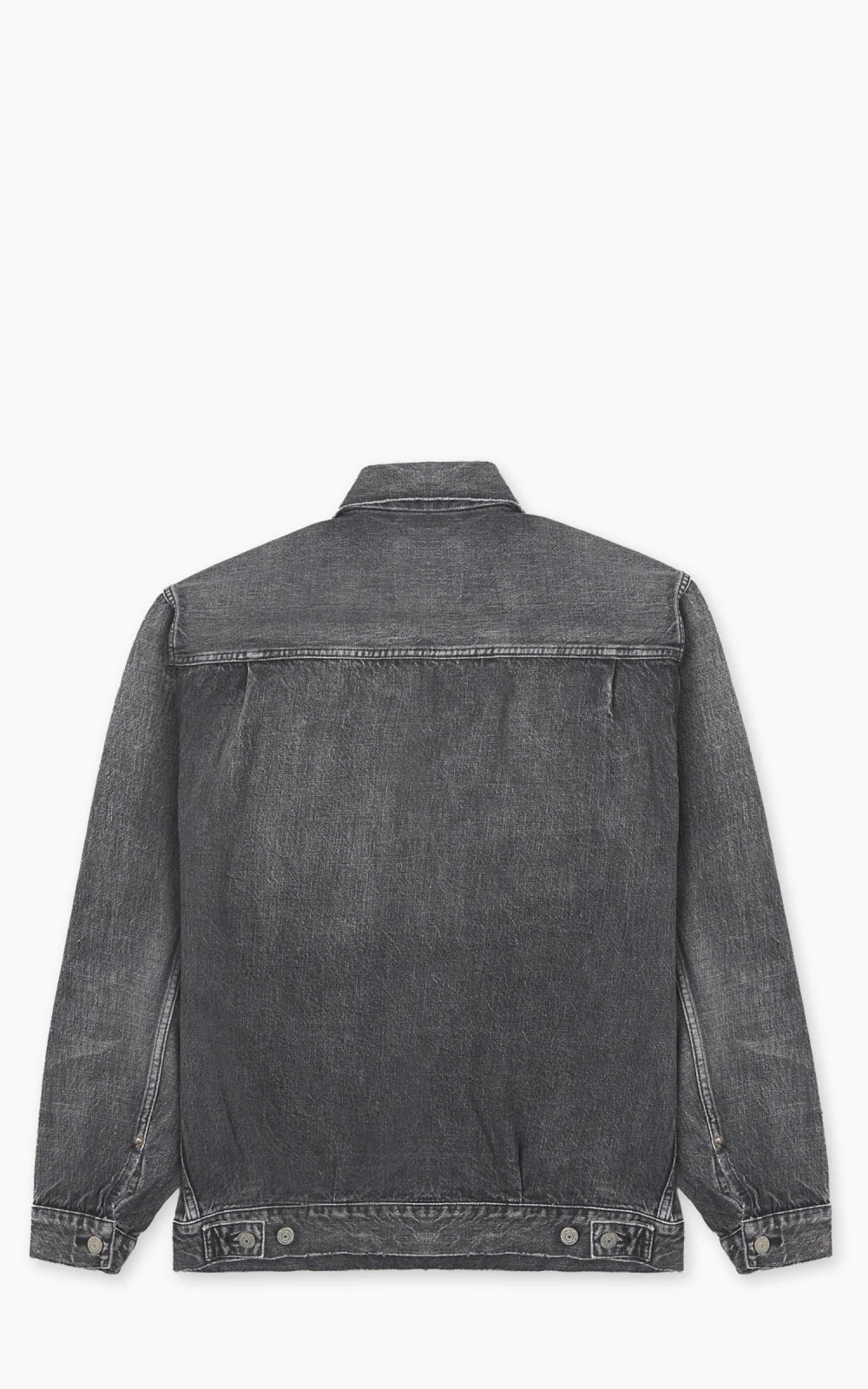 Fullcount 2102BKHW Type 2 Selvedge Denim Jacket Dartford Black - Image 3