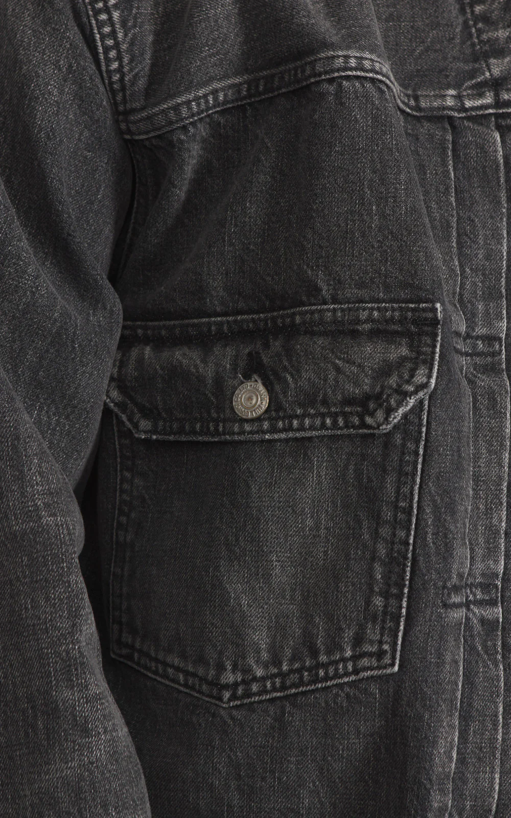 Fullcount 2102BKHW Type 2 Selvedge Denim Jacket Dartford Black - Image 5
