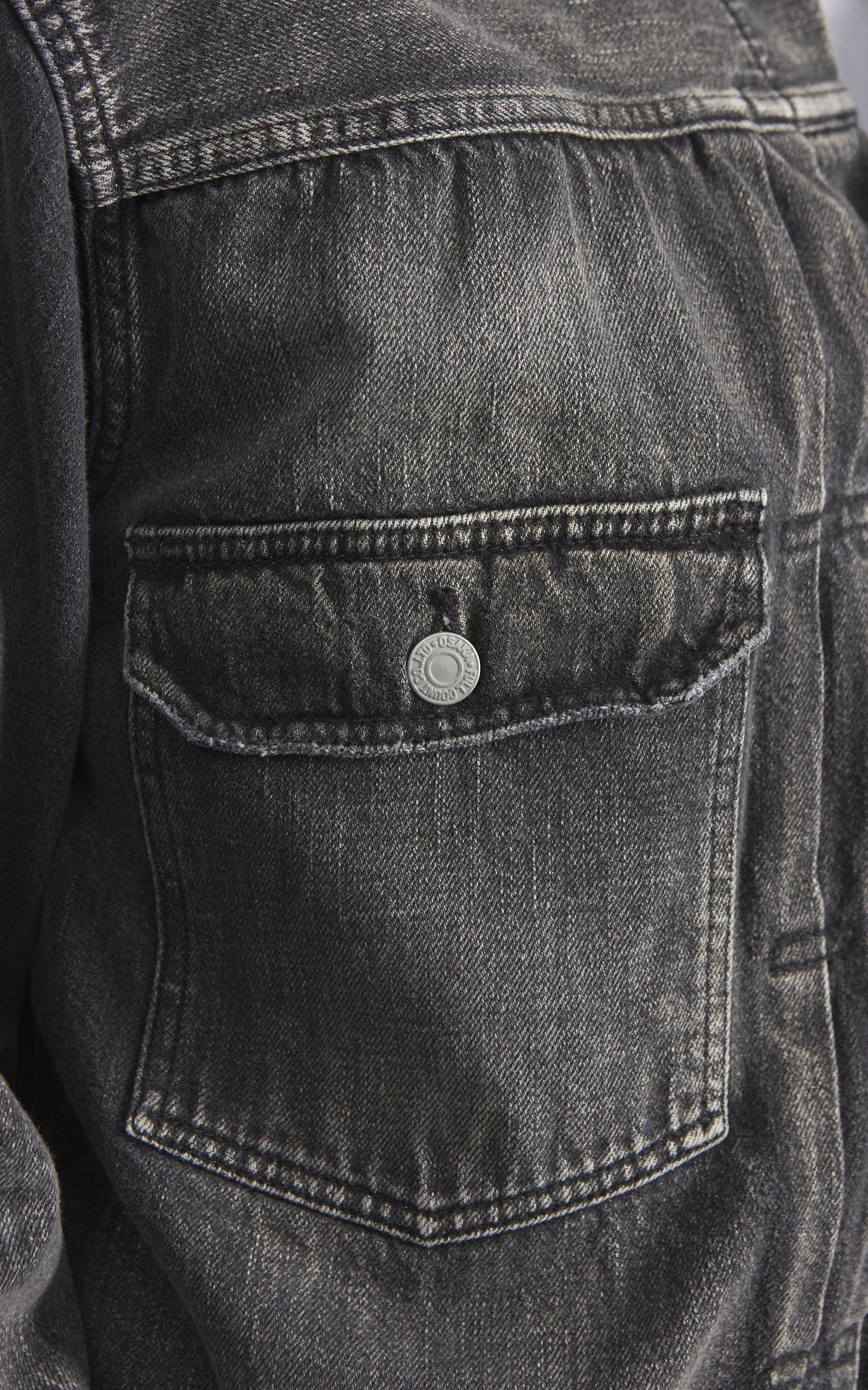 Fullcount 2102BKSSHW Type 2 Selvedge Super Smooth Denim Jacket Dartford Black - Image 10