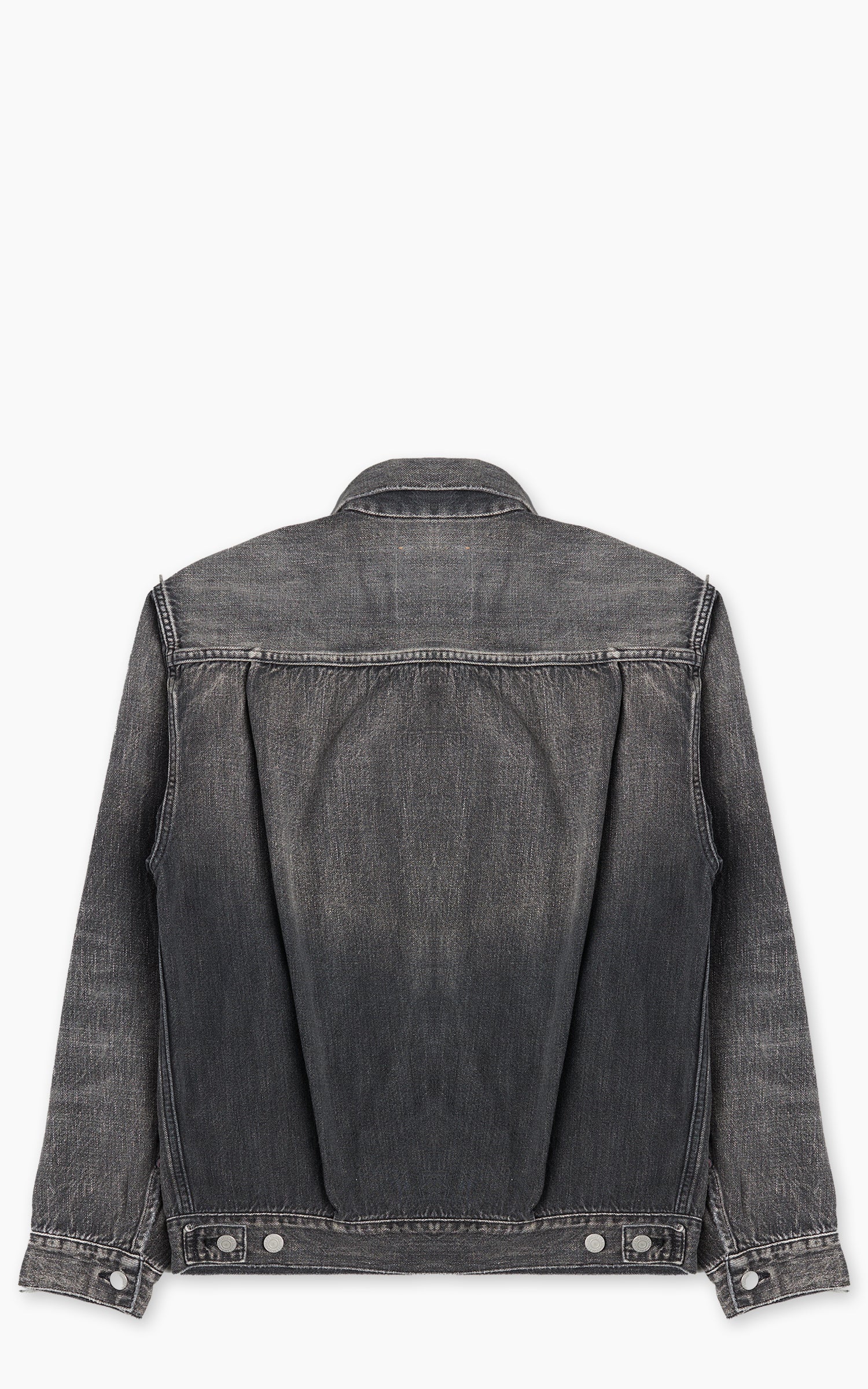 Fullcount 2102BKSSHW Type 2 Selvedge Super Smooth Denim Jacket Dartford Black - Image 5