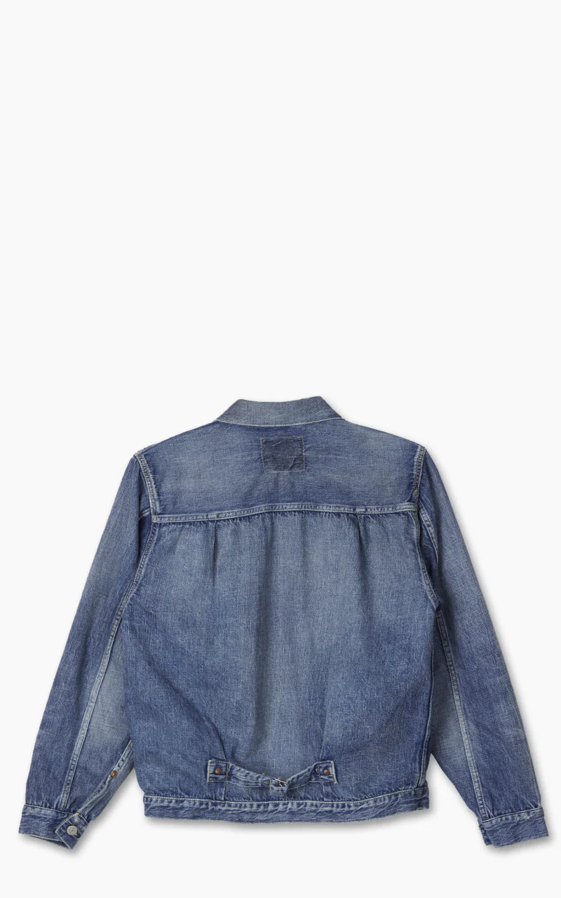 2978-2107SS Type1 Selvedge Denim Jacket Super Smooth Dartford Indigo - Image 3