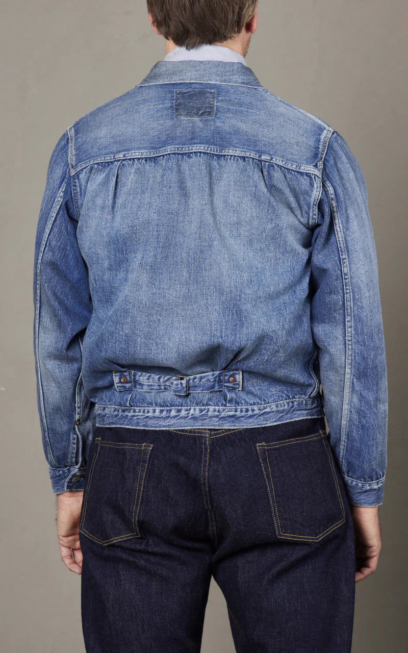 2978-2107SS Type1 Selvedge Denim Jacket Super Smooth Dartford Indigo - Image 5