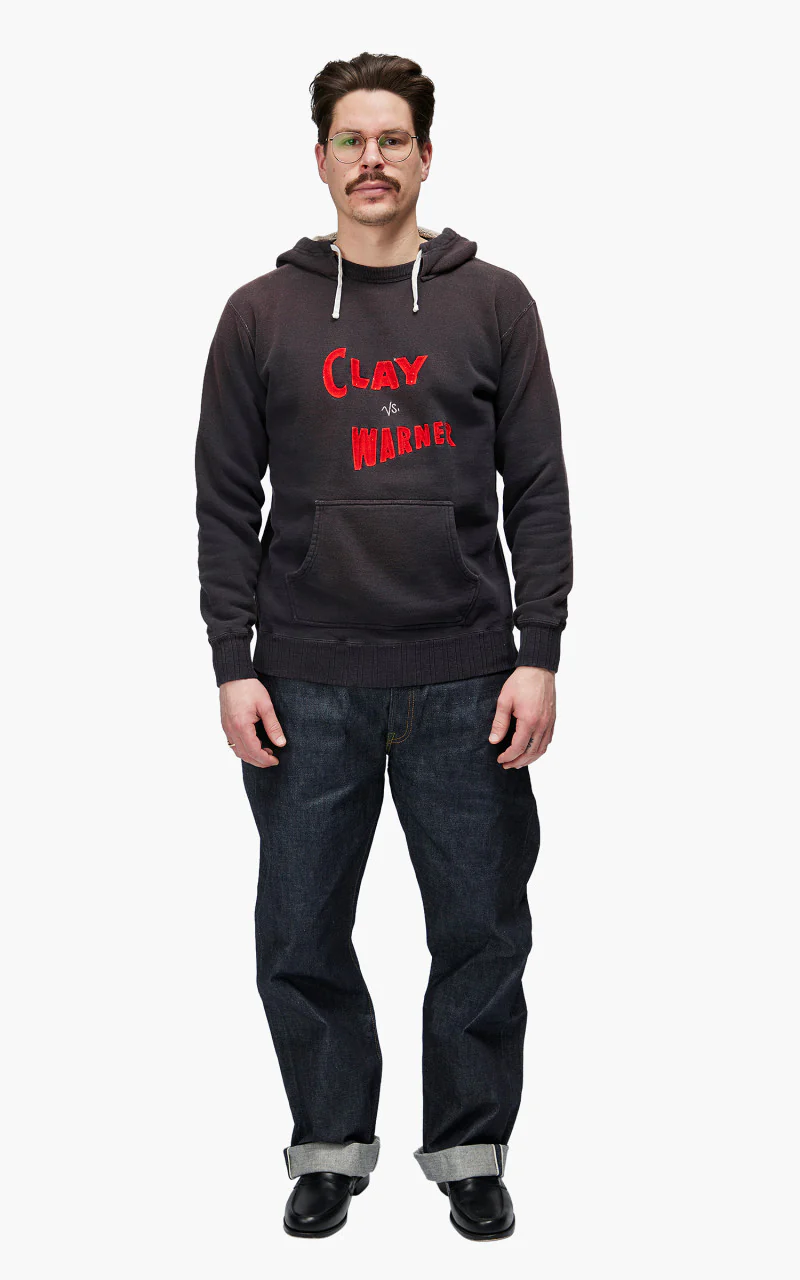 Fullcount 3759 After Hood Sweater Navy "30th Anniversary" - Image 2