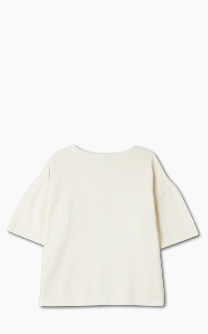 3762 Relax Fit Half Sleeve Sweatshirt Ecru - Image 3